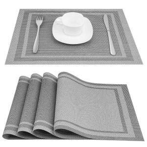 Americano Ezüst Asztali Alátét 30x45 cm - Vízálló 141941707 - Tányéralátét