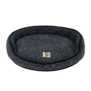 Dog's Dream - Duo Fekete Merino Gyapjú Ágy - XS