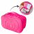 Kosmetiktasche, gesteppt, mit Henkel, zyklamenfarben, 24x9x15 cm, eCarla, KS132R 137983648