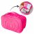 Kosmetiktasche, gesteppt, mit Henkel, zyklamenfarben, 24x9x15 cm, eCarla, KS132R 137983648