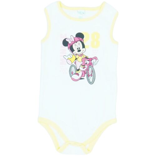 Disney Minnie Mouse Lány Ujjatlan Body - Fehér, 98-as Méret