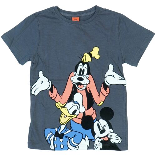 Disney Mickey Mouse Fiú Póló - Szürke, Bársony - 128