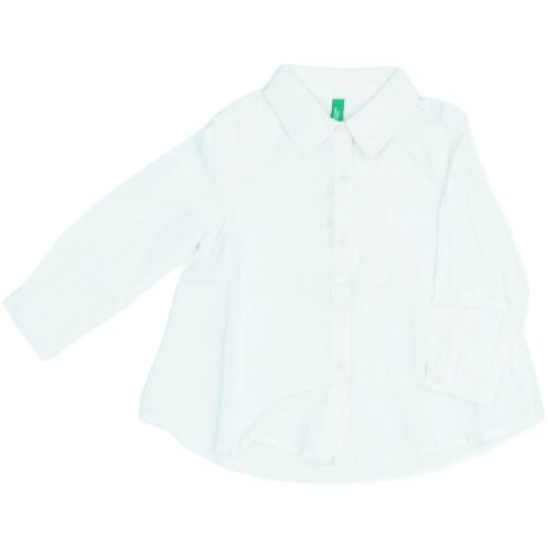 Benetton Fehér Pamut Lány Ing - 86-os Méret