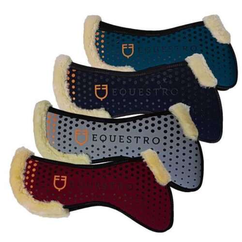 Equestro Memory Ecowool nyeregemelő, 4 színben kapható: türkiz, sötétkék, szürke és bordó