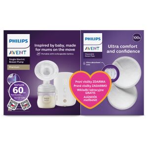 Philips AVENT SCF396/31 електрическа помпа за кърма и опаковка за подплънки за кърма за еднократна употреба - Бебе & Малко дете