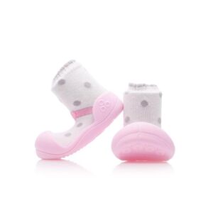 Attipas Ballett AB02 Rosa Baby Schuhe - M (109-115mm), Atmungsaktiv 138233283 - Schuhe mit weichen Sohlen, Schuhe für den Kinderwagen