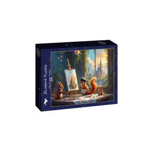 Bluebird - The Squirrels' Workshop Puzzle - 500 db - Mókás Mókusműhely 138234447 - Puzzle