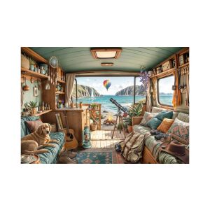 Bluebird - Camping Coast 1000 db-os puzzle - Tengerparti lakóautó 138234491 - Bluebird