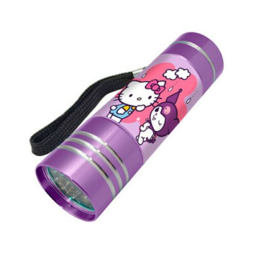Hello Kitty Kuromi lila LED elemlámpa, 9 cm - Hello Kitty