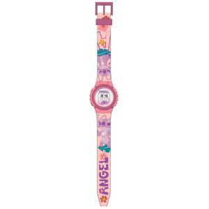 Disney Lilo és Stitch Angel Rózsaszín Digitális Gyerek Karóra