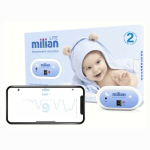 Milian Baby Lite Bluetooth Légzésfigyelő - 2 Érzékelőlappal