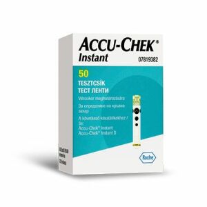Accu-Chek Instant Vércukor Tesztcsík - 50 db 138262422 - Vércukorszint mérő