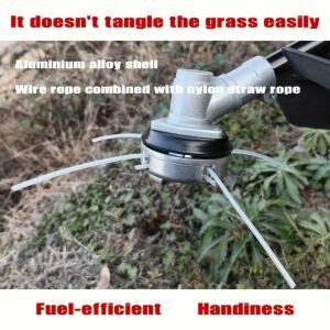 Univerzális Alumínium Fűnyírófej - Nylon-Acél Huzal, Kompatibilis 138271785 - Fűkasza és szegélynyíró kiegészítő