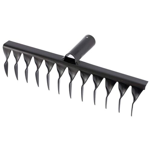 SIBRTEH 320mm Csavartfogú Acél Gereblye - 12 fogas 138315359