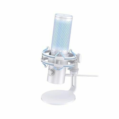 HyperX QuadCast 2 - USB Microphone (Frost) Szürke Asztali mikrofon 180646477 - Audio