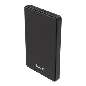 Szögletes nézet Savio SAVAK-73 2.5" HDD/SSD Ház - Külső merevlemez ház