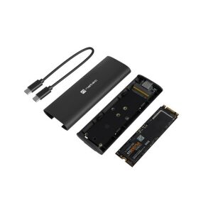 NATEC NKZ-2286 külső SSD ház kábellel és M.2 SSD-vel - Külső merevlemez ház