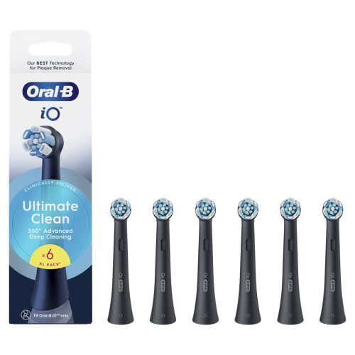 Oral-B iO Ultimate Clean Black XL пакет с отделни глави за четки