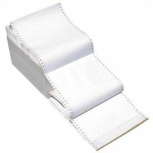 Felbontott! Bluering Leporelló 382mm 3 példányos leporelló papír mátrixnyomtatókhoz - Leporelló nyomtatópapír