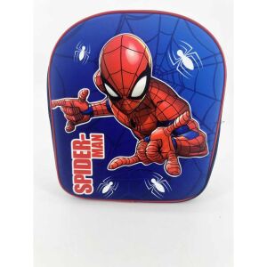Spiderman 3D Óvodai Hátizsák - Sötétkék/Piros