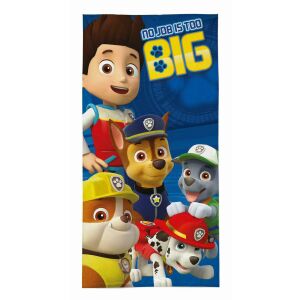 Psi Patrol Gyermek Strandtörölköző 70x140 cm - Pamut, Sötétkék
