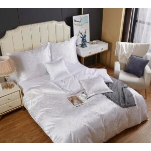 Hímzett Szatén Lepedő - 160x200 cm - Fehér 138388183 - Ágynemű - ifjúsági és felnőtt