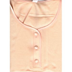 Női Szatén Pizsama Szett - Lazacszín, Rövid, XXL