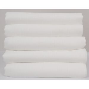 Fehér Flanel Pelenka 70x80 cm - 100% Pamut, Puha és Hipoallergén