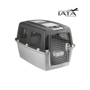 Stefanplast Gulliver VI Szürke Szállítóbox - 92x64x66cm 138469228 - Hordozó, autós box kisállatoknak