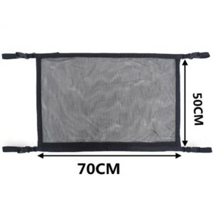 Autós Hálós Tároló - 70x50cm, Fekete - Üléstámla Szervező