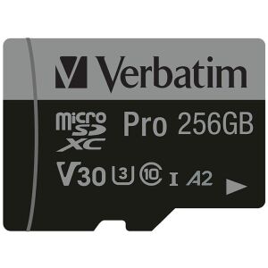Verbatim 256GB MicroSDXC memóriakártya - UHS-I Class 10, 4K videóhoz 138574571 - Kártyaolvasó