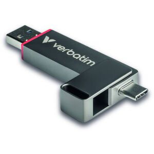 Verbatim Dual QuickStick 256GB USB 3.2 Gen 1 Pendrive 138576221 - Kártyaolvasó