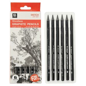 Art Station Famentes Grafitceruza Készlet - 6 db, 8B-2H 138581023 - Grafitceruza