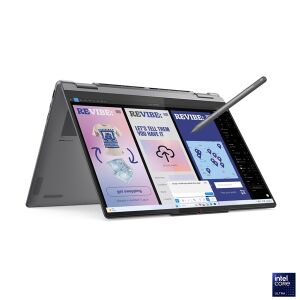 Lenovo yoga 7 2-in-1 14ill10, 14.0" wuxga touch, intel core ultra 5 226v, 16gb, 512gb ssd, noos, luna grey, pen 83JQ002THV 138581585 - Számítógép és kiegészítő