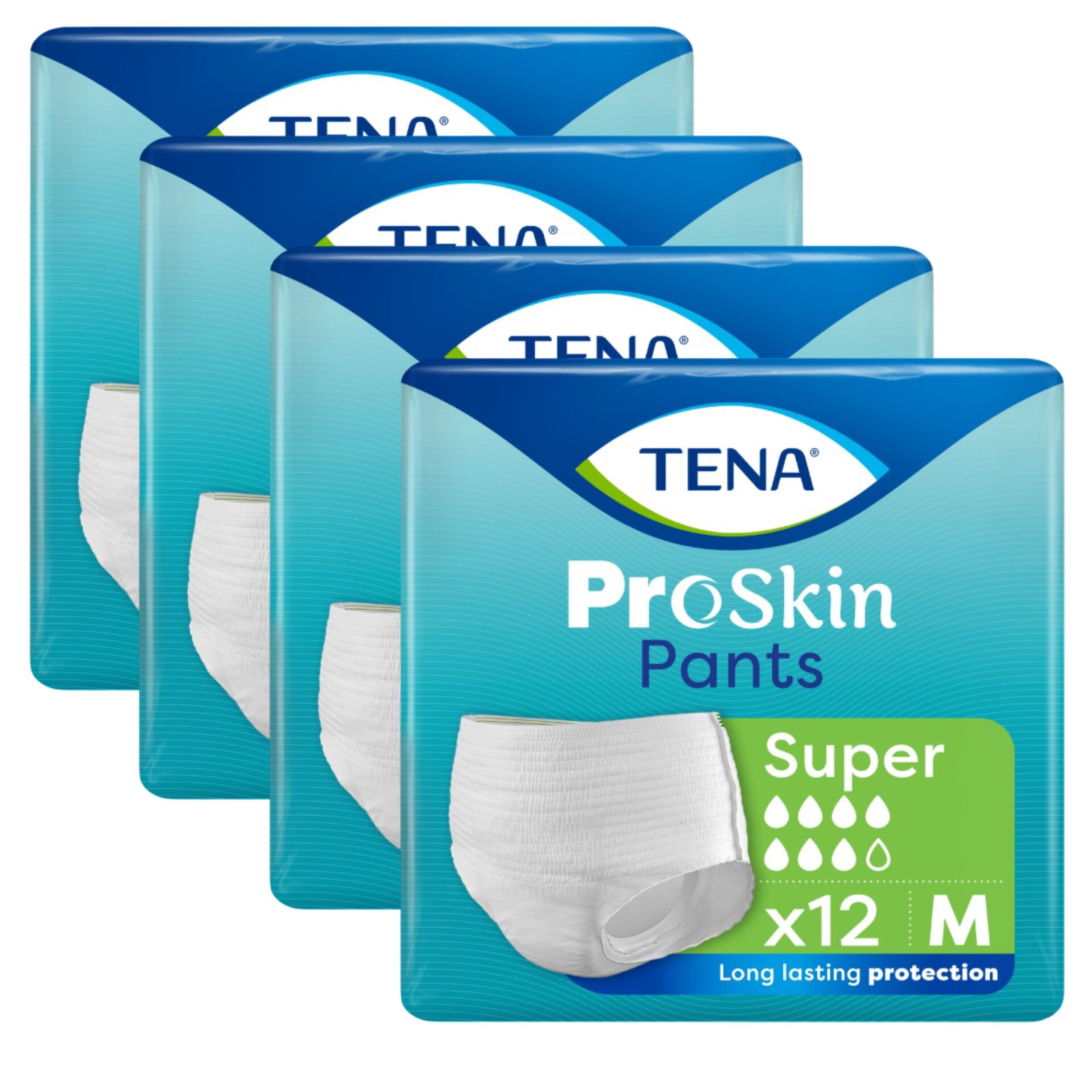 E-shop Tena nohavice ProSkin Super nohavice pre dospelých M (4x12ks)