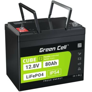 Green Cell 12.8V 80Ah LiFePO4 Akkumulátor - UPS, Napelem, Elektromos Jármű 138584604 - Akkumulátor
