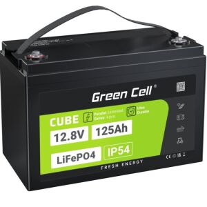 Green Cell CUBE LiFePO4 125Ah 12.8V Akkumulátor 138584619 - Akkumulátor
