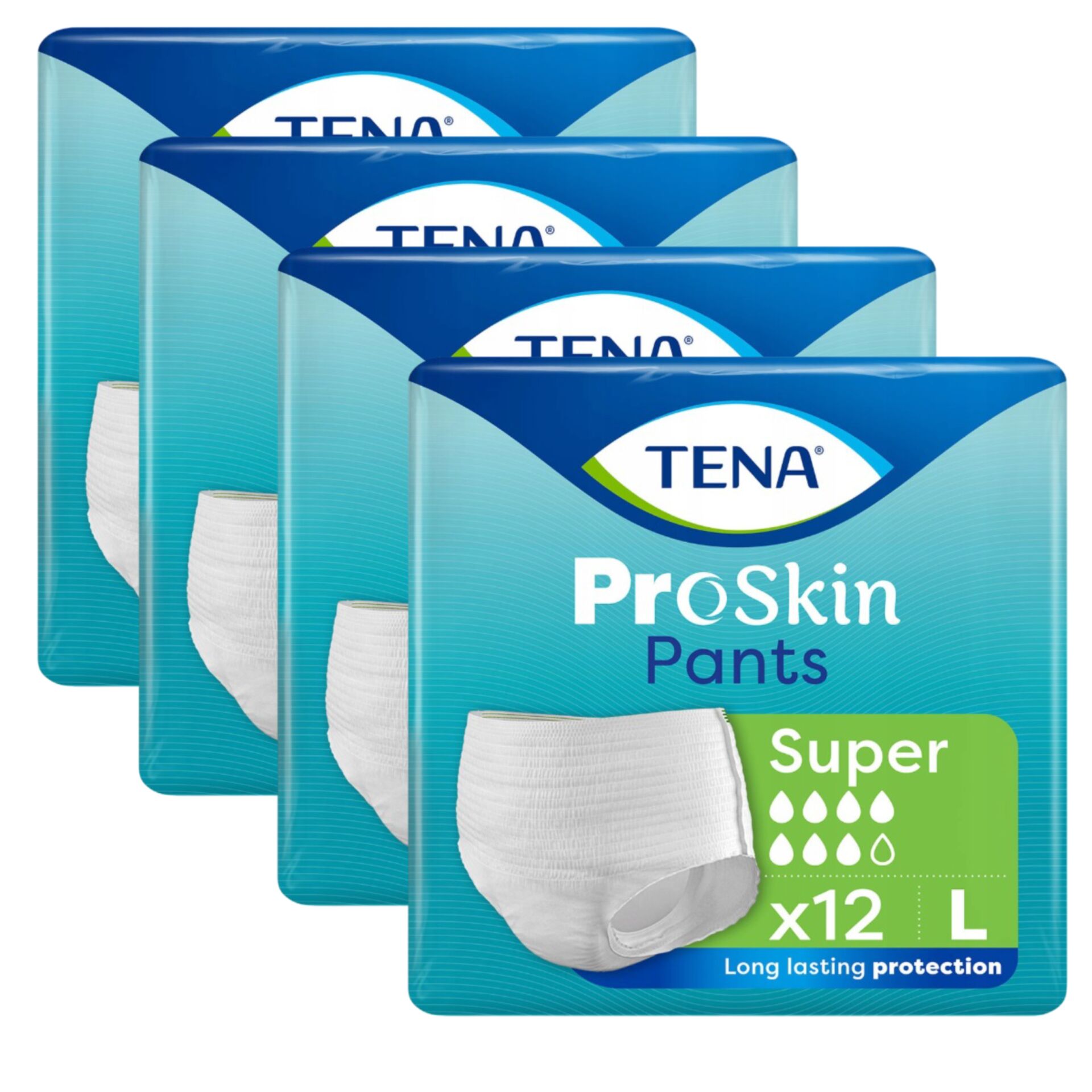 E-shop Tena nohavice ProSkin Super nohavice pre dospelých L (4x12ks)