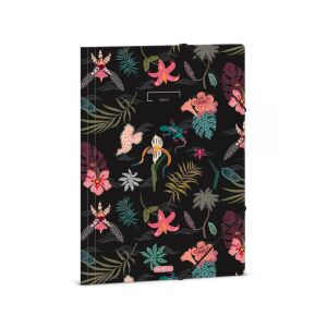 Ars Una Tahiti Virágos Gumis Mappa - A/4 138586077 - Irattartó mappa