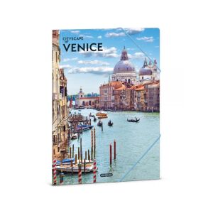 Ars Una - Velence Városkép Gumis Mappa - A/4 138586082 - Irattartó mappa