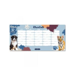 Ars Una Bátor Mancsok Órarend - Kétoldalas, Kutyás és Tigris mintával 138586119 - Ars Una