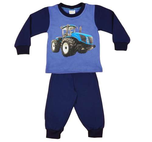 Fiú Pizsama - Traktor #kék - 86-os méret 30479149