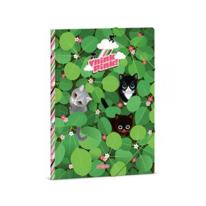 Ars Una Think Pink Cicás Gumis Mappa - A/4 138586340 - Irattartó mappa