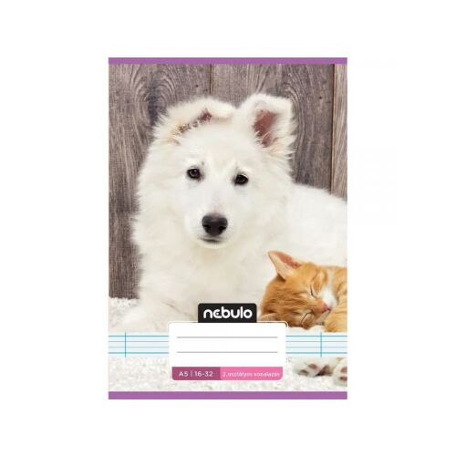 Nebulo A5 Vonalas Füzet - Háziállatos Mintával 140757909