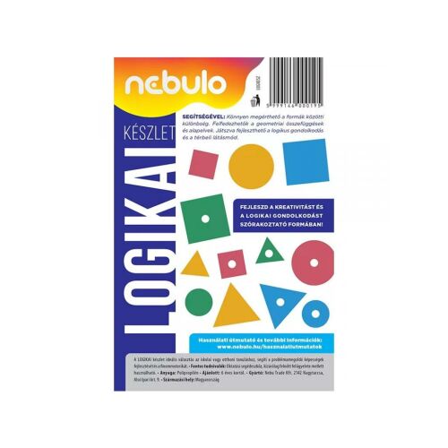 Nebulo Logikai Készlet - Fejlesztő játék 6 éves kortól