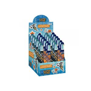 Must Team 6 Színű Fiús Golyóstoll - Sport Mintás 138586453 - Luna