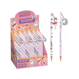 Luna Lányos Grafitceruza Radírral - Balerina/Unikornis 138586457 - Luna