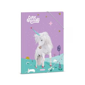 Ars Una Cute Animals Unikornis Gumis Mappa - A/4 138586498 - Irattartó mappa