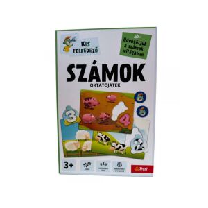 Trefl Kis Felfedező: Számok Oktatójáték - 3 éves kortól 140791401 - Fejlesztő játék ovisoknak