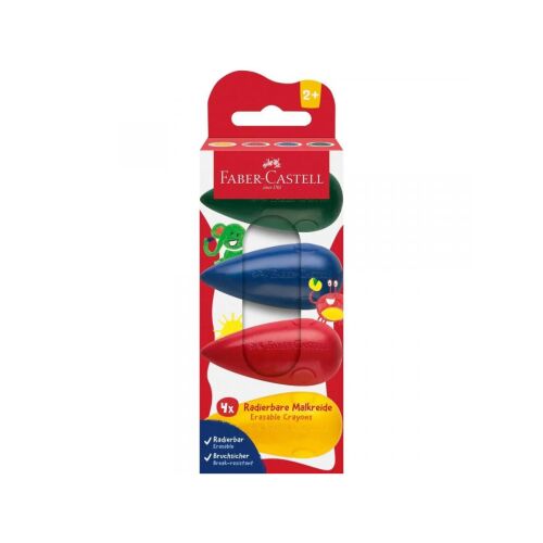 Faber-Castell Csepp alakú 4 darabos zsírkréta készlet csomagolása - Rajzeszköz